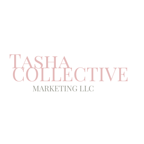 Tasha Collective Marketing LLC, Pink font